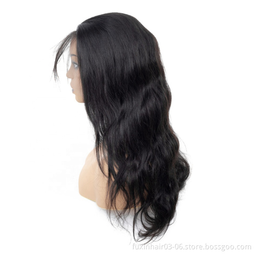 Discount Real Human Hair Long Wavy Lace Front Wig for Women Pineapple Wave Full Lace Wigs Brazilian Hair Swiss Lace Medium Brown